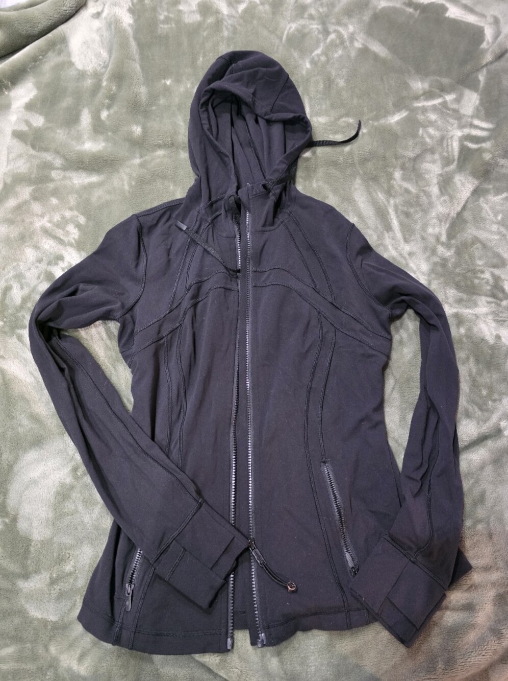 Lululemon Black Define Zip-Up Hooded Jacket